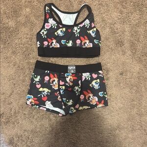 Cartoon Network Powerpuff Girls Black and Pink Intimates Set